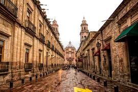 Organillero en Morelia